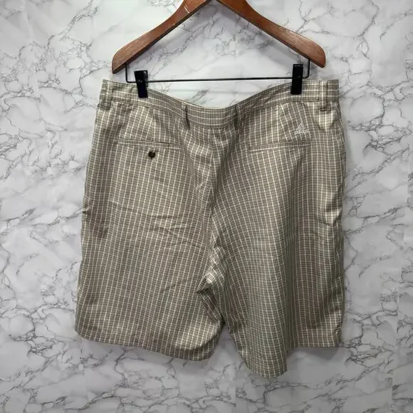 Adidas Men’s Golf Shorts sz 42 Plaid Performance #G938 - Picture 3 of 9
